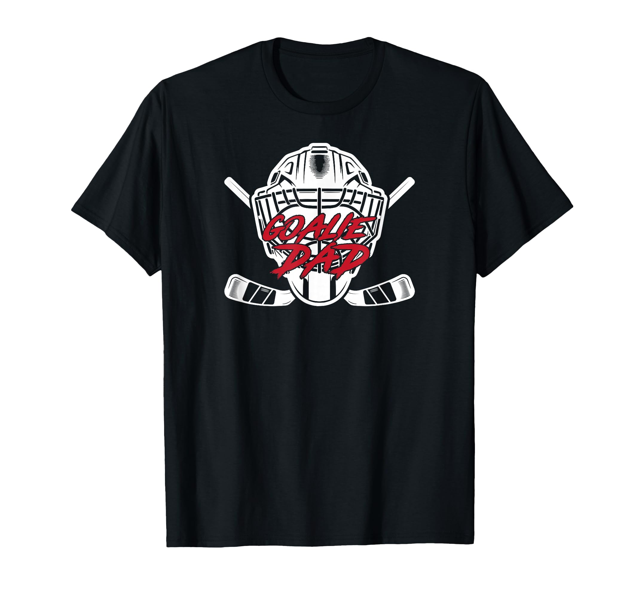 Ice Hockey Goalie Dad Hockey Keeper T-Shirt - Custom Art Print Men Women - T-Shirt, Sweatshirt, Hoodie