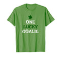 One Lucky Goalie St Patricks Day Irish T-Shirt - Graphic Print Men Women - T-Shirt, Sweatshirt, Hoodie