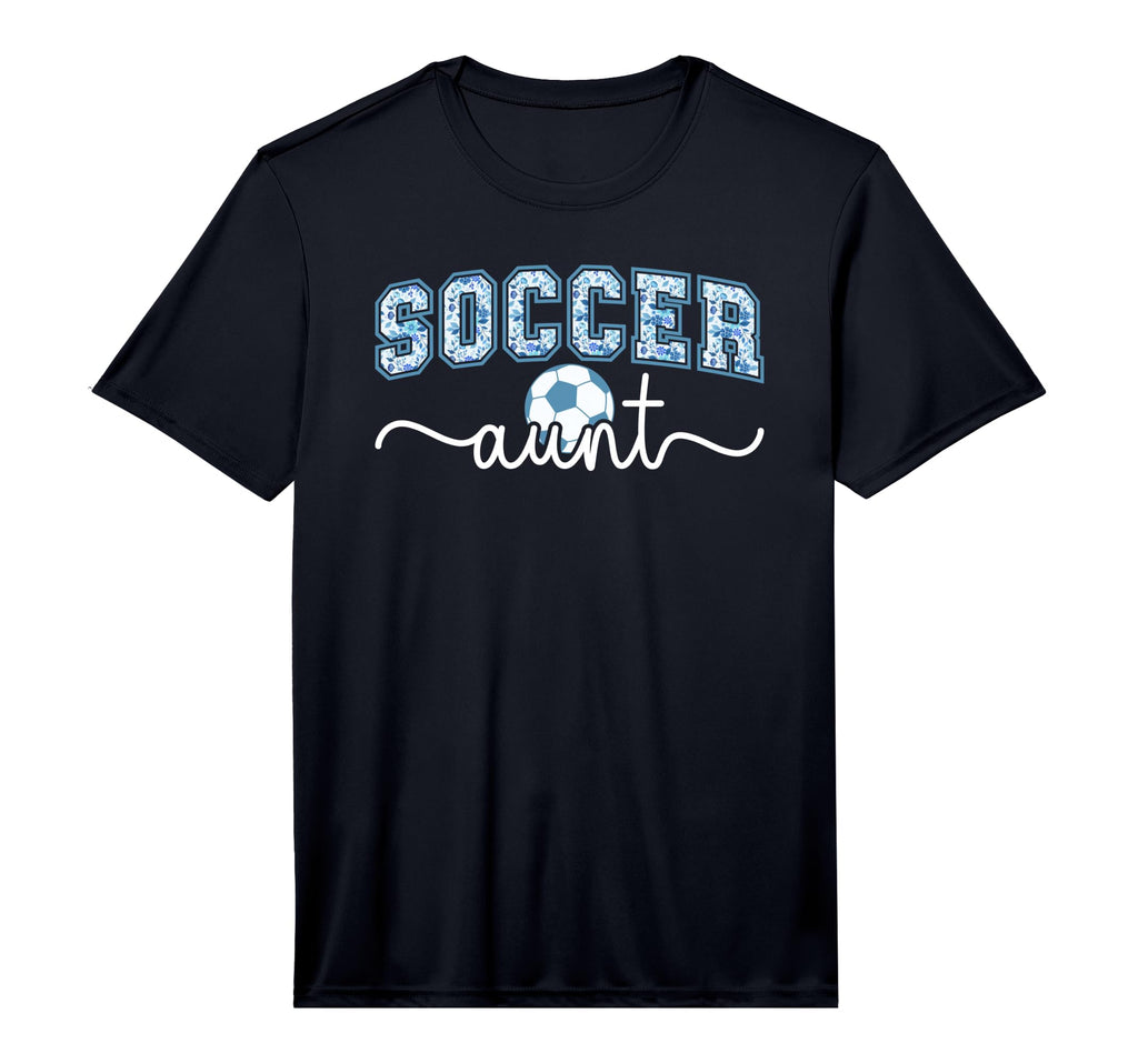 Mens Soccer Aunt Proud Aunt Soccer T-Shirt - Novelty Apparel for Adults - T-Shirt, Sweatshirt, Hoodie