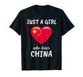 Just Who Loves China Travel Soccer T-Shirt - Novelty Apparel Men Women - T-Shirt, Sweatshirt, Hoodie