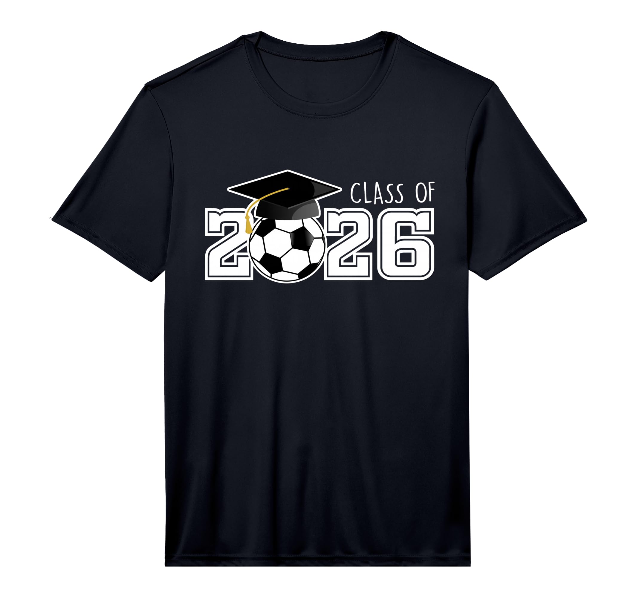 Mens Class 2026 Senior 2026 Soccer T-Shirt - Custom Art Print for Adults - T-Shirt, Sweatshirt, Hoodie