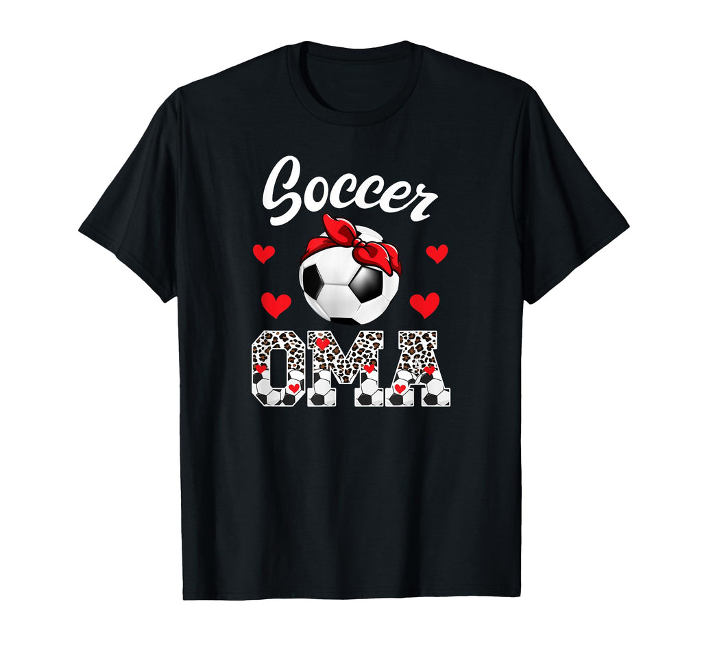 Soccer Oma Leopard Grandma Oma T-Shirt - Casual Everyday Wear for Adults - T-Shirt, Sweatshirt, Hoodie
