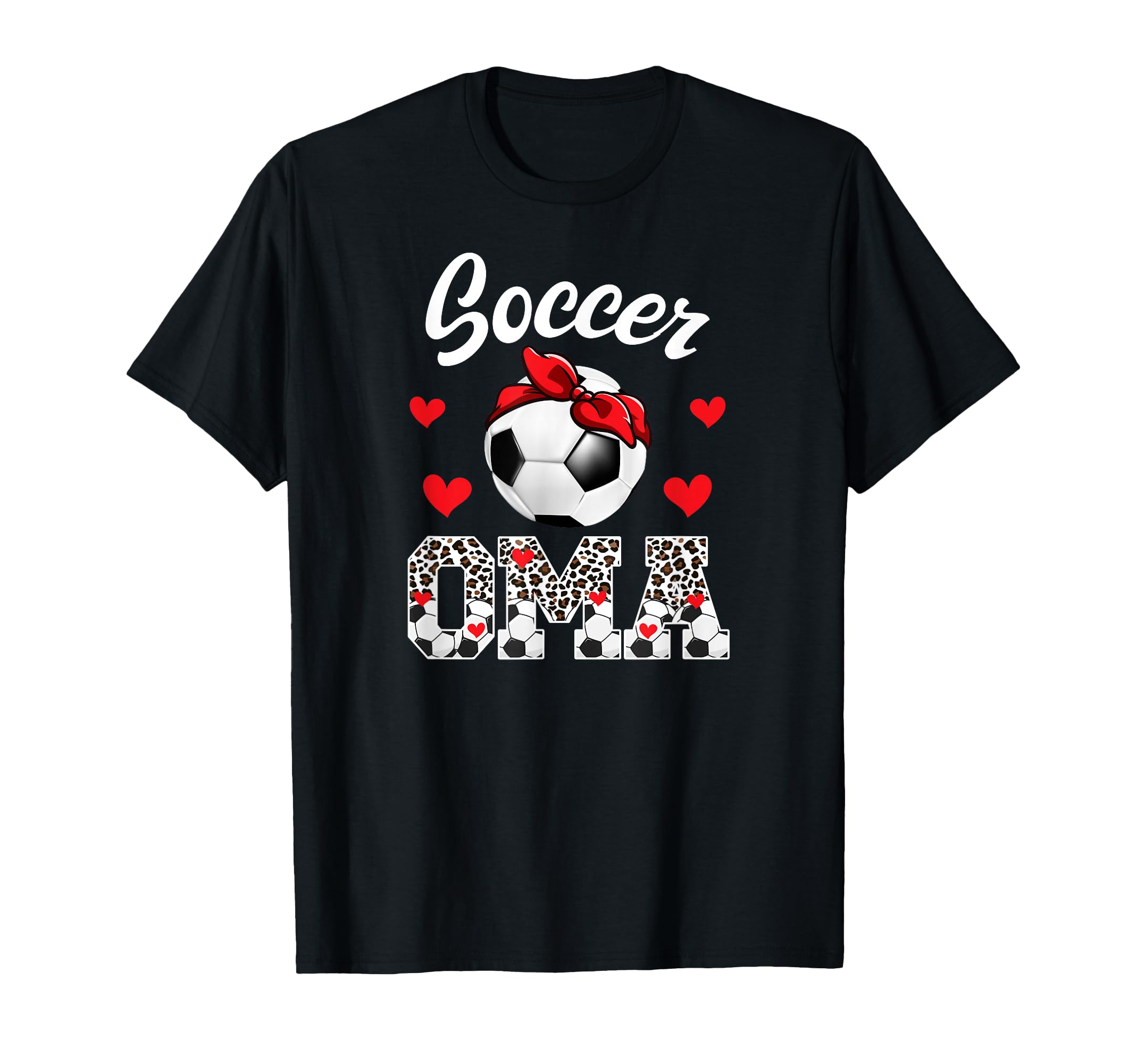 Soccer Oma Leopard Grandma Oma T-Shirt - Casual Everyday Wear for Adults - T-Shirt, Sweatshirt, Hoodie