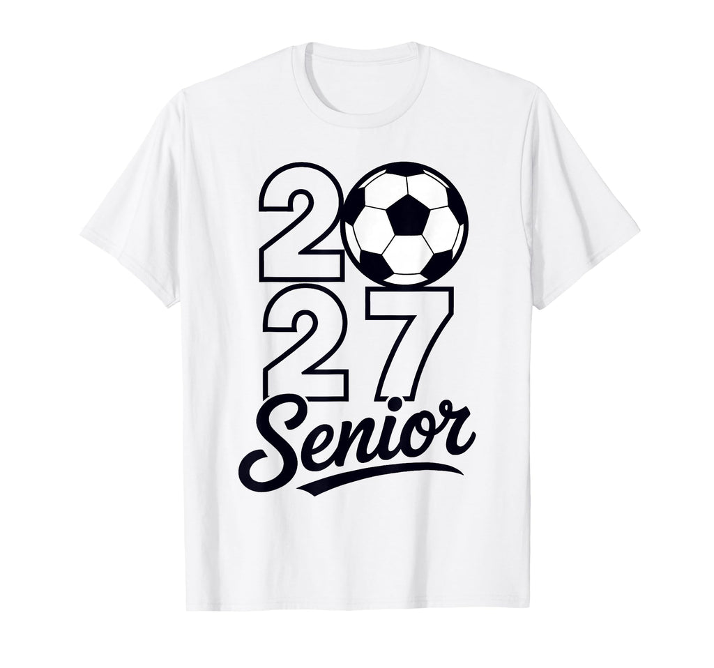 Class 2027 Senior Soccer Mens T-Shirt - Minimalist Print Men Women - T-Shirt, Sweatshirt, Hoodie
