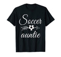 Soccer Auntie Heart Soccer Lovers T-Shirt - Graphic Print Unisex - T-Shirt, Sweatshirt, Hoodie