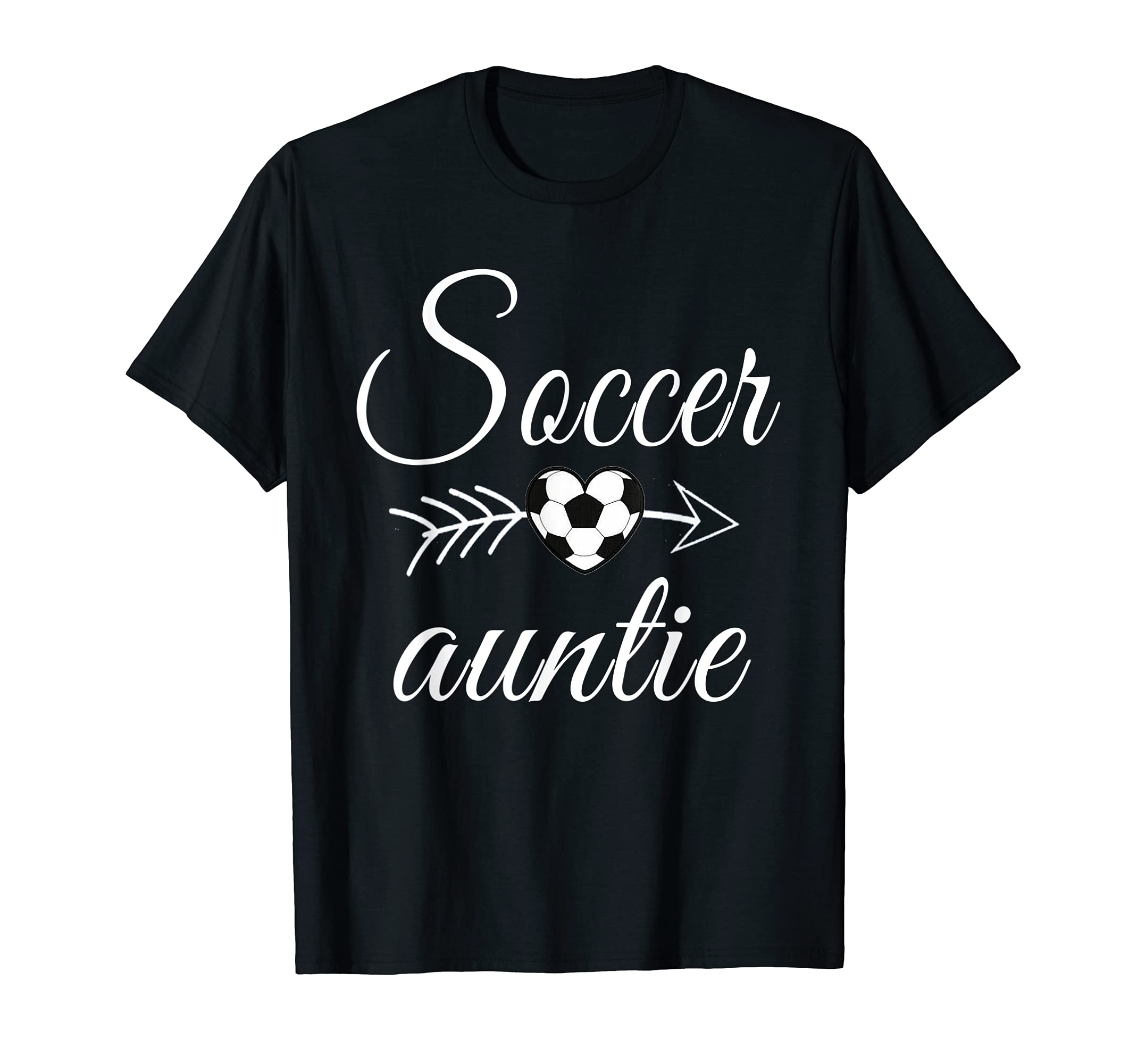 Soccer Auntie Heart Soccer Lovers T-Shirt - Aesthetic Graphic Unisex - T-Shirt, Sweatshirt, Hoodie