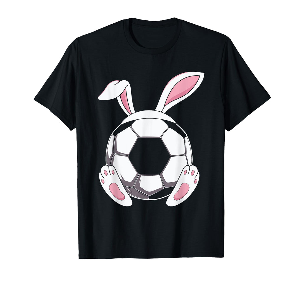 Funny Teens Happy Easter Soccer Bunny T-Shirt - Custom Art Print Unisex - T-Shirt, Sweatshirt, Hoodie
