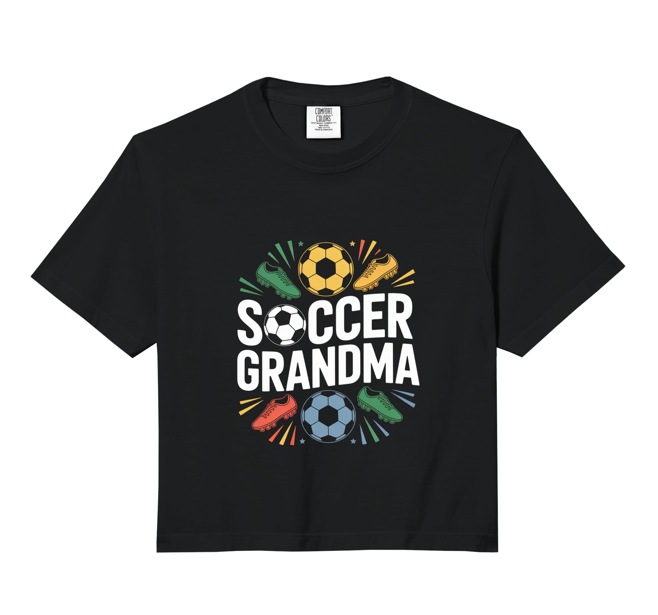 Soccer Grandma Bold Sporty Fun Comfort Hoodie - Novelty Apparel Unisex - T-Shirt, Sweatshirt, Hoodie