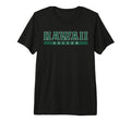 Hawaii Soccer Green Text Tri Blend T-Shirt - Casual Everyday Wear Unisex - T-Shirt, Sweatshirt, Hoodie