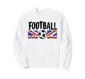 Football Mom Soccer Game Day Sweatshirt - Aesthetic Graphic for Adults - T-Shirt, Sweatshirt, Hoodie
