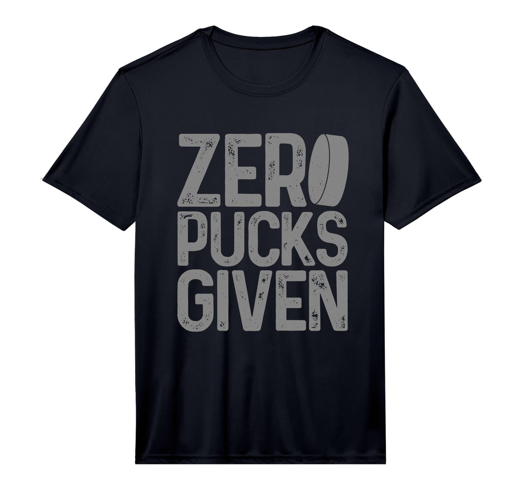Mens Hockey Zero Pucks Given T-Shirt - Casual Everyday Wear for Adults - T-Shirt, Sweatshirt, Hoodie