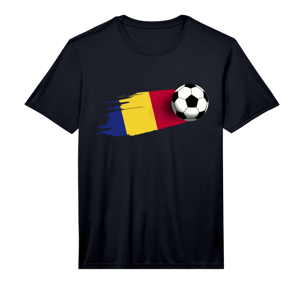 Mens Romania Flag Romanian Soccer T-Shirt - Minimalist Print Men Women - T-Shirt, Sweatshirt, Hoodie