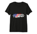 Usa Soccer Heartbeat American Flag T-Shirt - Streetwear Style Unisex - T-Shirt, Sweatshirt, Hoodie
