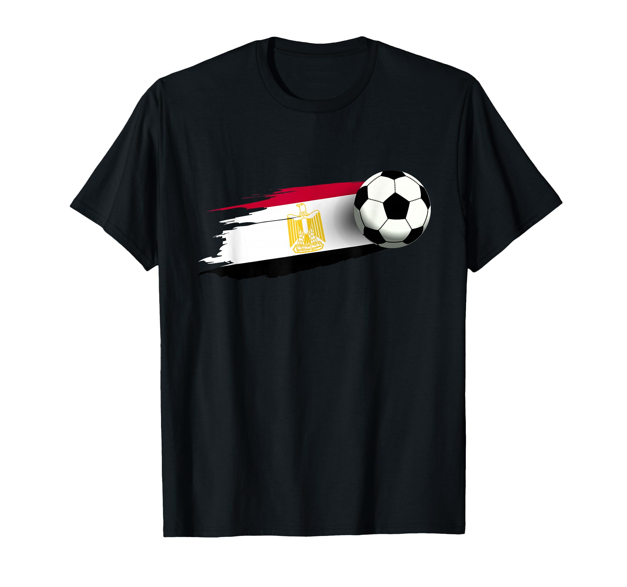 Egypt Flag Egyptian Soccer Flag T-Shirt - Trendy Graphic for Adults - T-Shirt, Sweatshirt, Hoodie