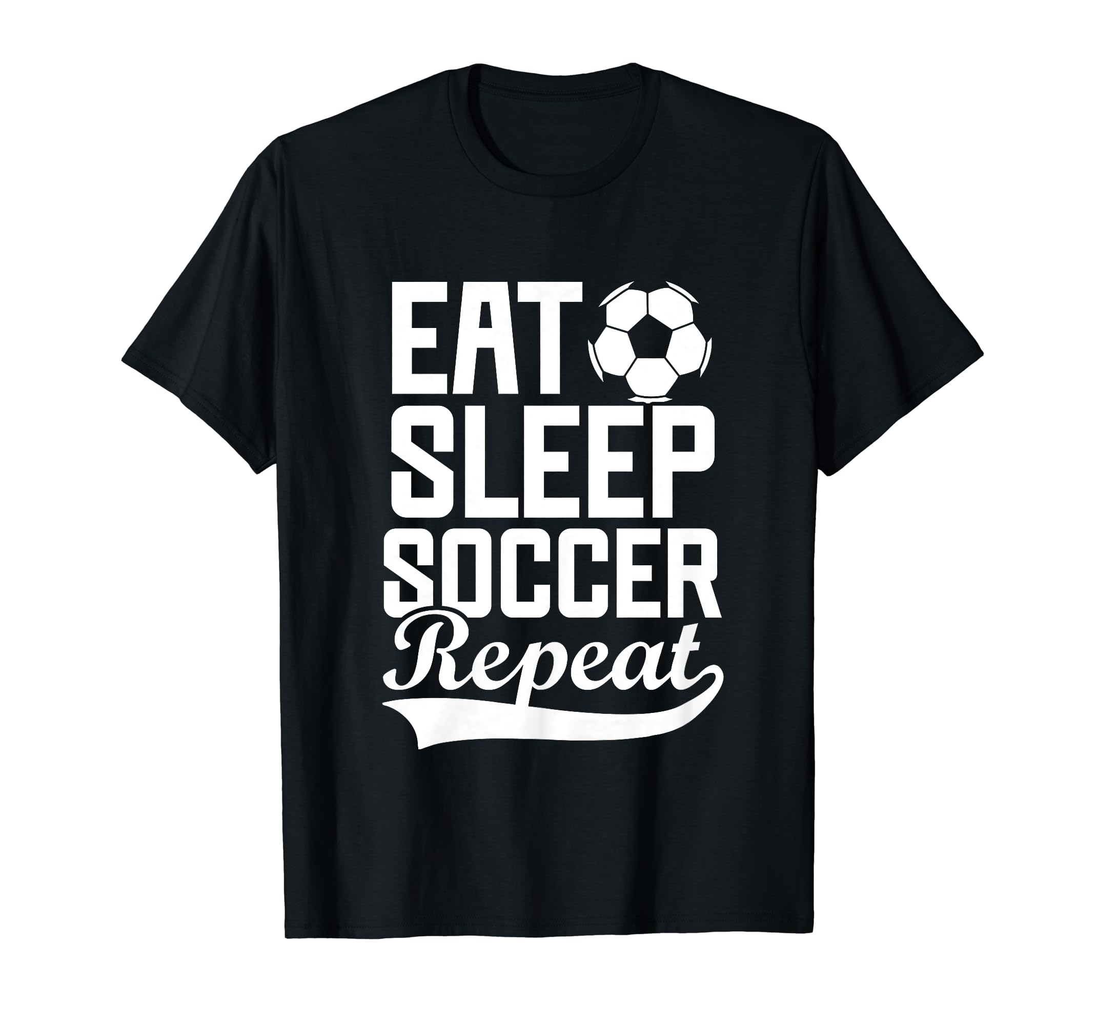 Eat Sleep Soccer Repeat Fantasy T-Shirt - Custom Art Print for Adults - T-Shirt, Sweatshirt, Hoodie