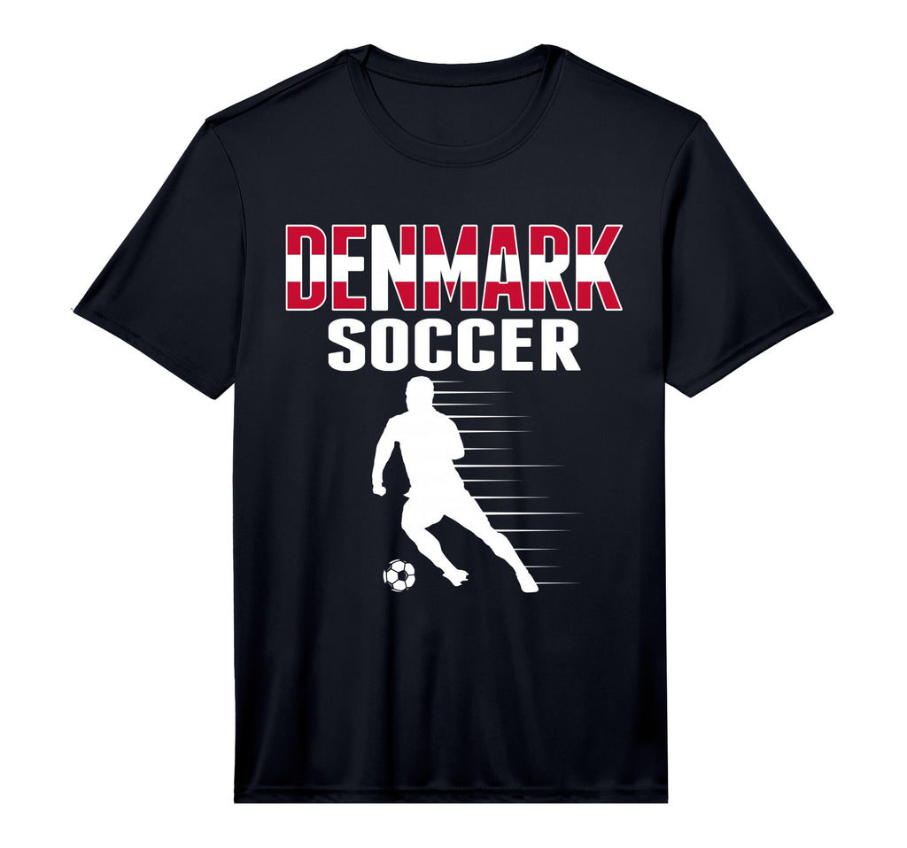 Denmark Soccer Fans Jersey Proud T-Shirt - Aesthetic Graphic for Adults - T-Shirt, Sweatshirt, Hoodie
