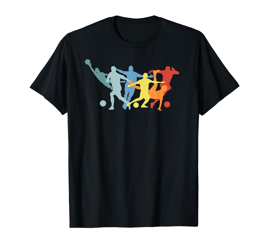 Soccer Players Dribbling Kicking Goalie T-Shirt - Novelty Apparel Unisex - T-Shirt, Sweatshirt, Hoodie