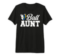 Ball Aunt Heart Volleyball Soccer Aunt T-Shirt - Streetwear Style Unisex - T-Shirt, Sweatshirt, Hoodie