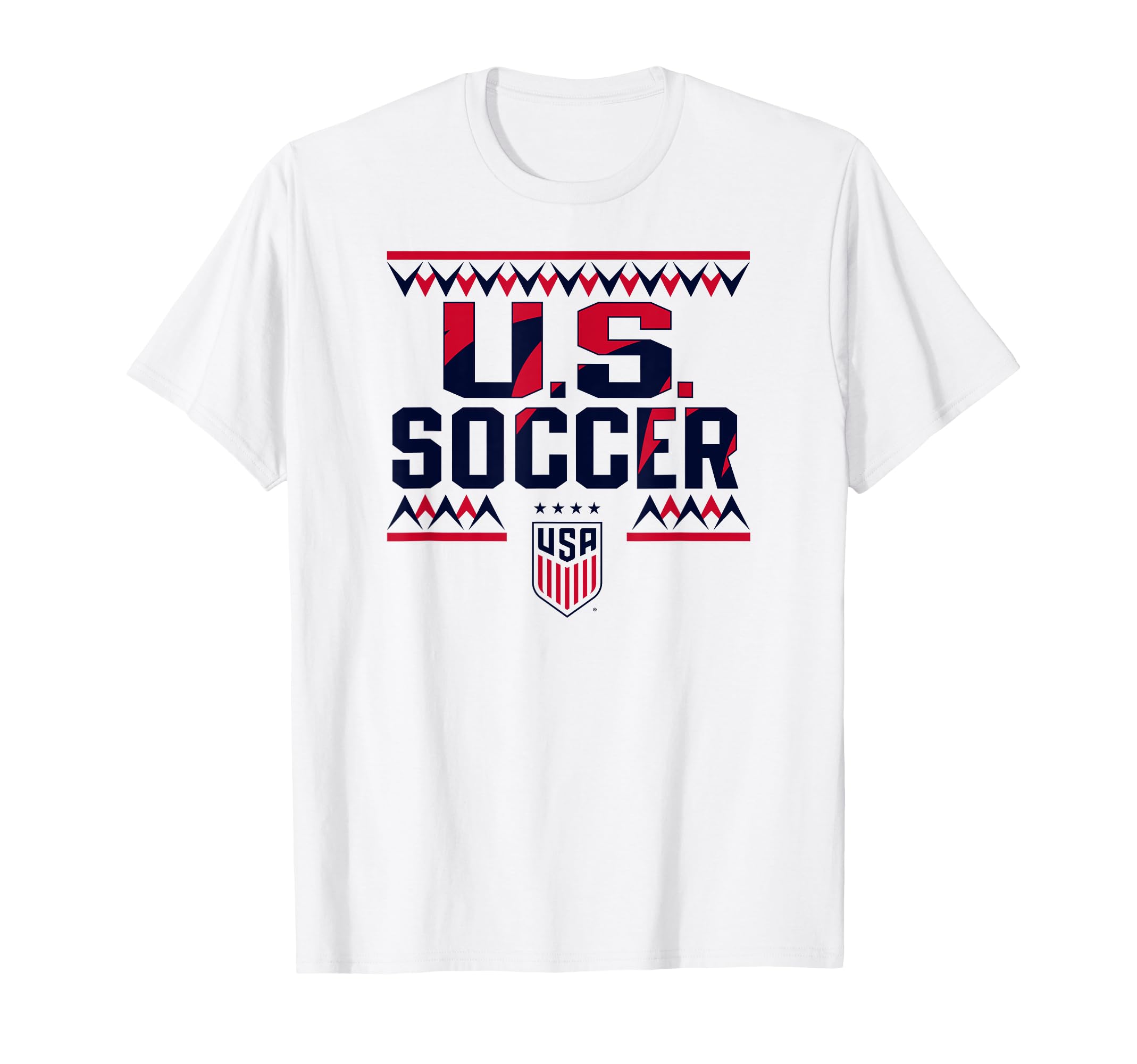 U S Soccer Sharktooth White Uswnt T-Shirt - Graphic Print Men Women - T-Shirt, Sweatshirt, Hoodie