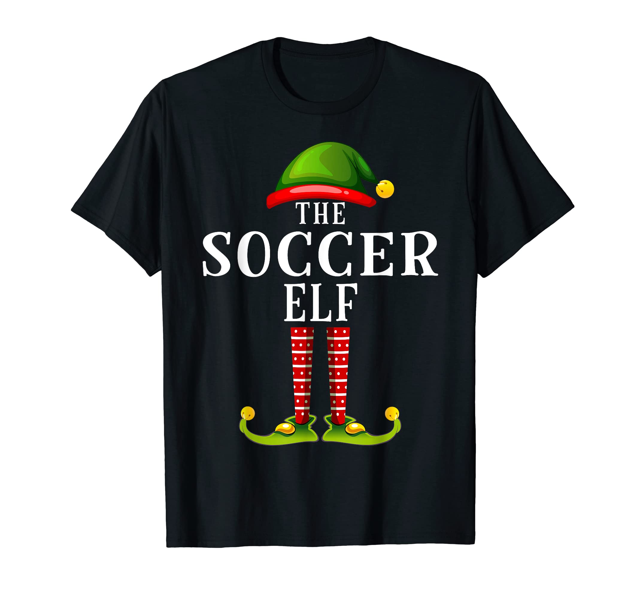 Soccer Elf Matching Family Group Pjs T-Shirt - Fun Novelty Design Men Women - T-Shirt, Sweatshirt, Hoodie