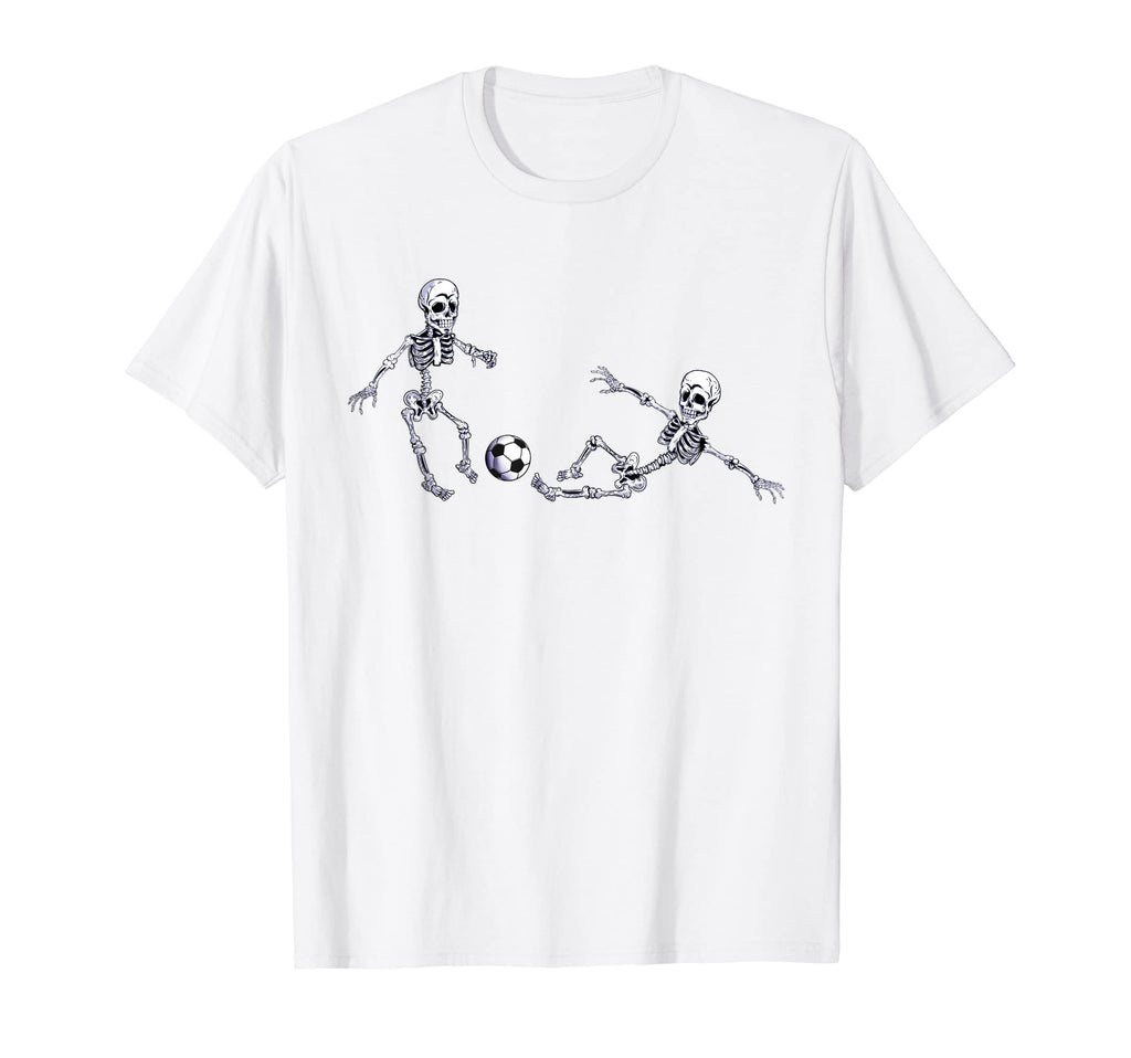 Skeletons Skeleton Kicking Slide Tackle T-Shirt - Unique Graphic Men Women - T-Shirt, Sweatshirt, Hoodie