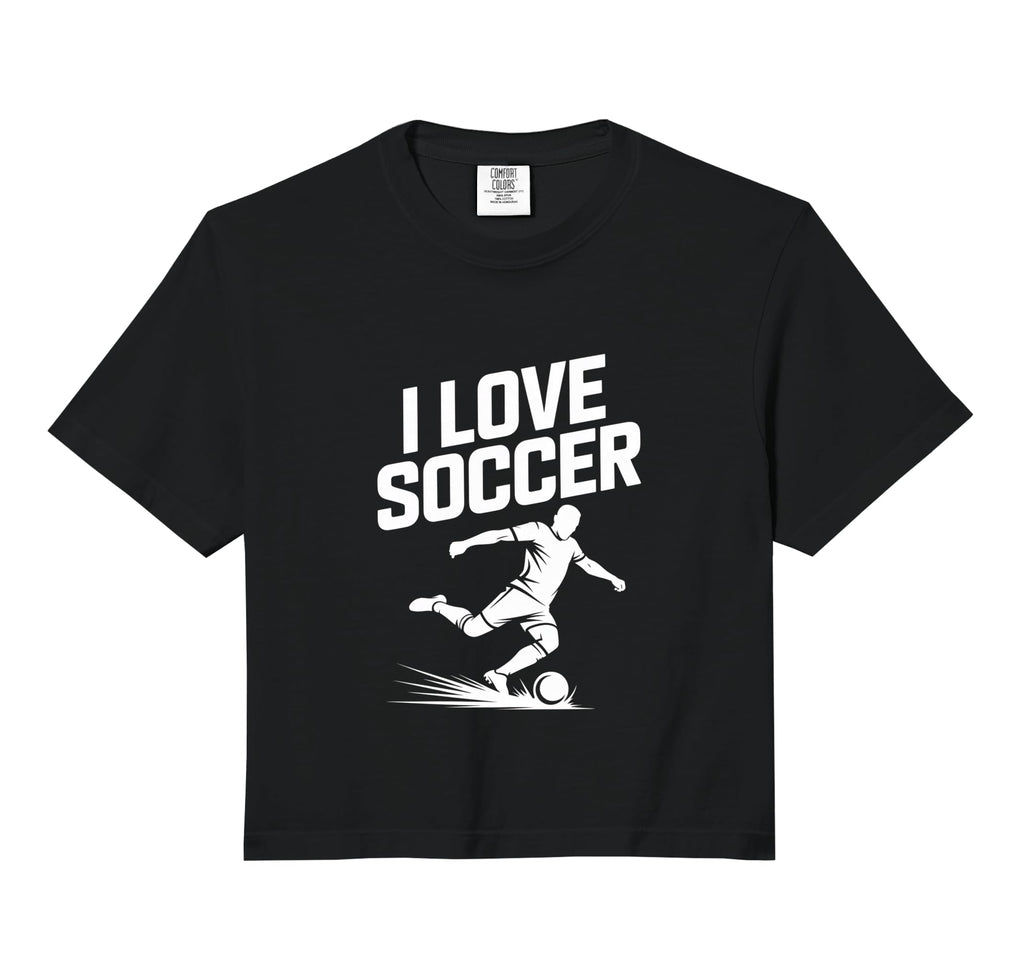 I Love Soccer Football Fans T-Shirt - Casual Everyday Wear for Adults - T-Shirt, Sweatshirt, Hoodie