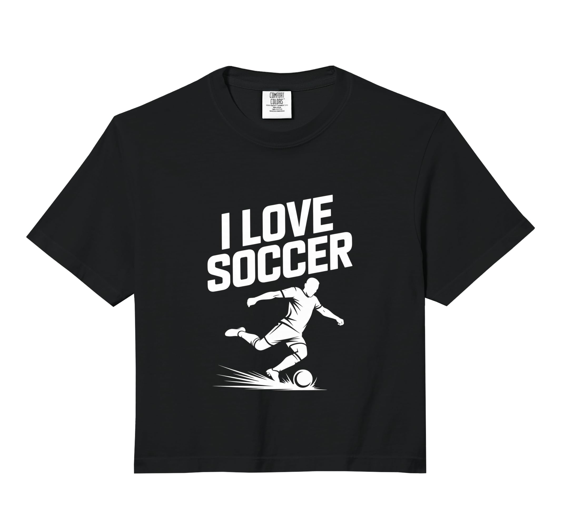 I Love Soccer Football Fans T-Shirt - Casual Everyday Wear for Adults - T-Shirt, Sweatshirt, Hoodie