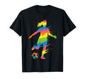 Colorful Funny Soccer Fan Dad Mom T-Shirt - Minimalist Print for Adults - T-Shirt, Sweatshirt, Hoodie
