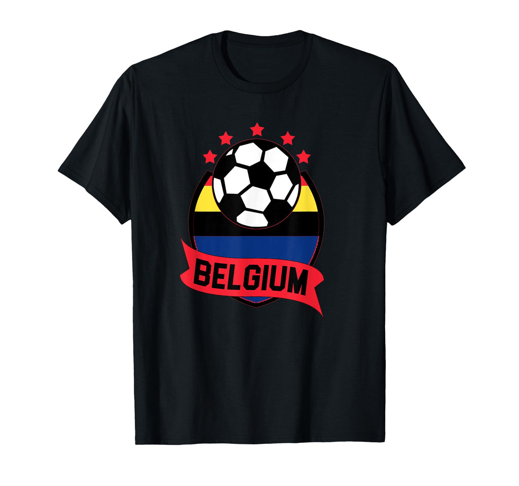 Belgium Belgian Soccer Team Soccer Cup T-Shirt - Custom Art Print Men Women - T-Shirt, Sweatshirt, Hoodie