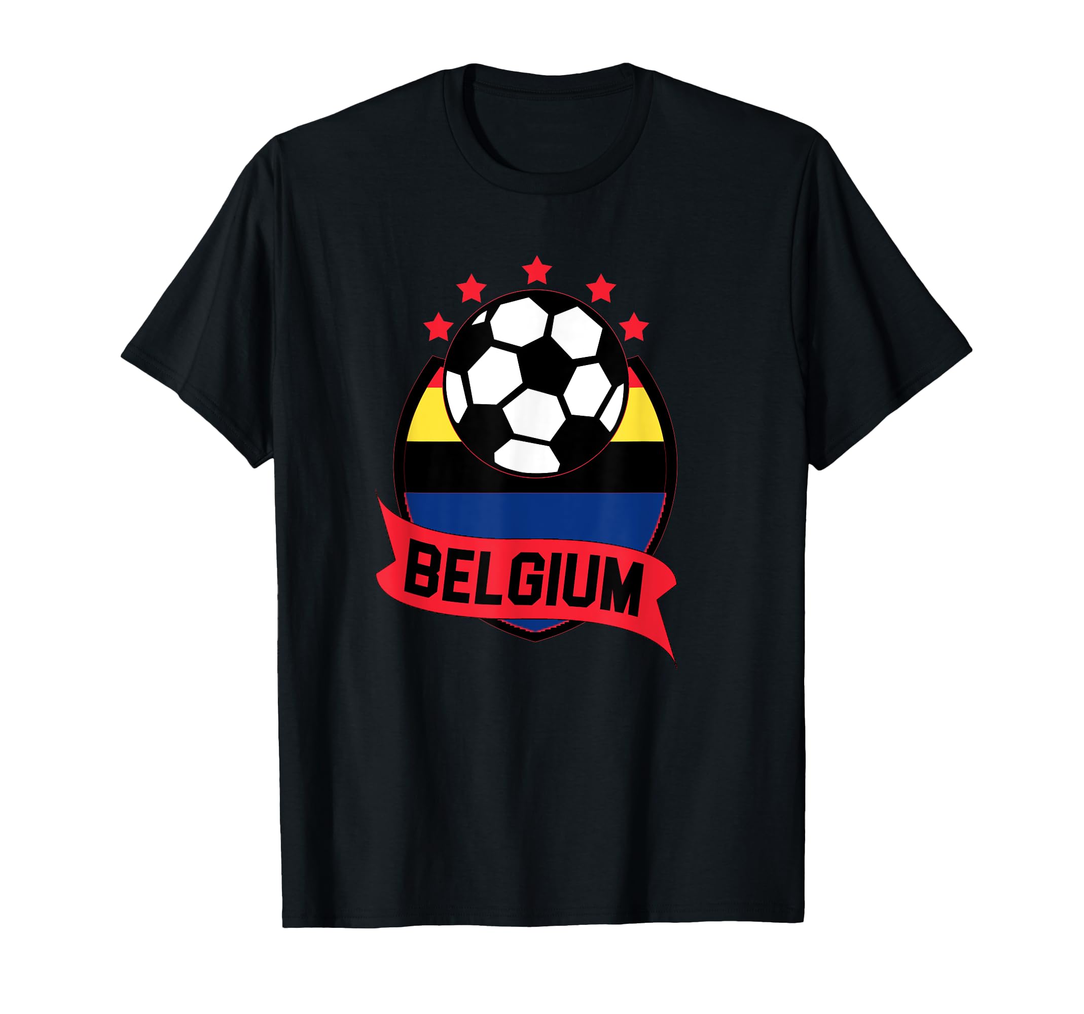 Belgium Belgian Soccer Team Soccer Cup T-Shirt - Custom Art Print Men Women - T-Shirt, Sweatshirt, Hoodie