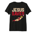Jesus Saves Soccer Football Goalie Sport T-Shirt - Minimalist Print Unisex - T-Shirt, Sweatshirt, Hoodie