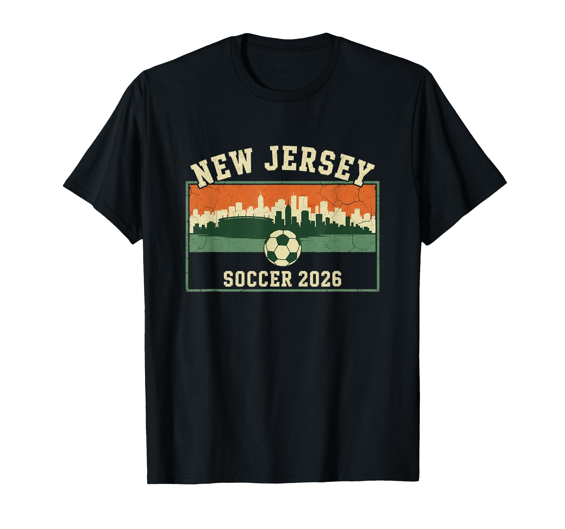 New Jersey Soccer 2026 Jersey T-Shirt - Fun Novelty Design for Adults - T-Shirt, Sweatshirt, Hoodie