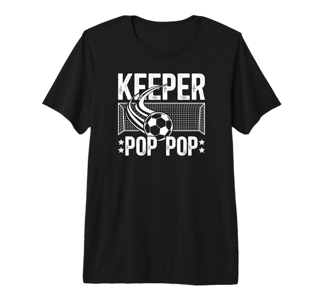 Mens Soccer Keeper Pop Pop Soccer T-Shirt - Aesthetic Graphic for Adults - T-Shirt, Sweatshirt, Hoodie