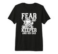 Mens Fear Hockey Keeper Dad Hockey T-Shirt - Trendy Graphic for Adults - T-Shirt, Sweatshirt, Hoodie