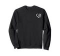 Soccer Player Soccer Heart Soccer Sweatshirt - Trendy Graphic Men Women - T-Shirt, Sweatshirt, Hoodie