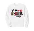 Soccer Mom 10 Custom Number Mothers Sweatshirt - Fun Novelty Design Unisex - T-Shirt, Sweatshirt, Hoodie