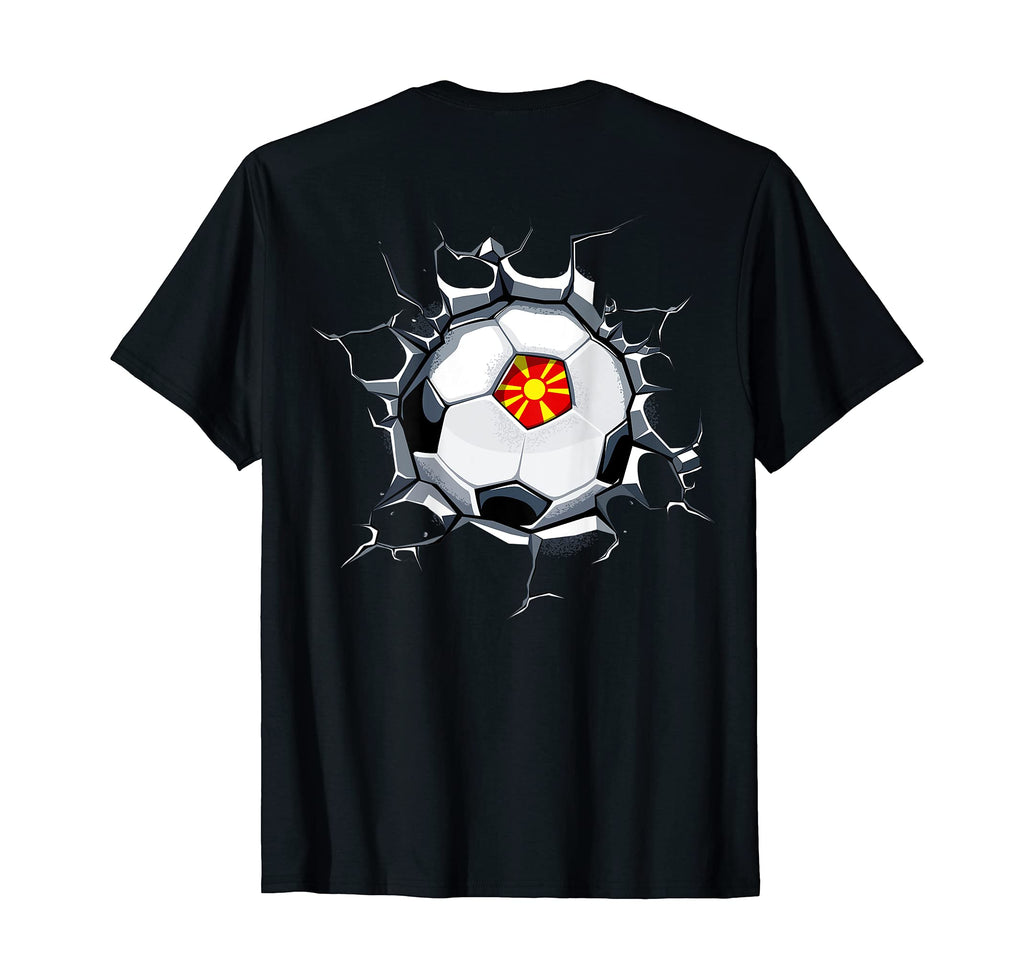 Macedonia Soccer Fans Jersey Proud T-Shirt - Fun Novelty Design Men Women - T-Shirt, Sweatshirt, Hoodie
