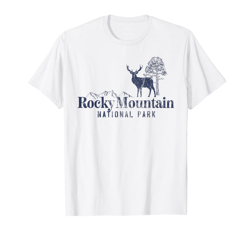 Rocky Mountain National Park 70S 80S T-Shirt - Graphic Print Unisex - T-Shirt, Sweatshirt, Hoodie