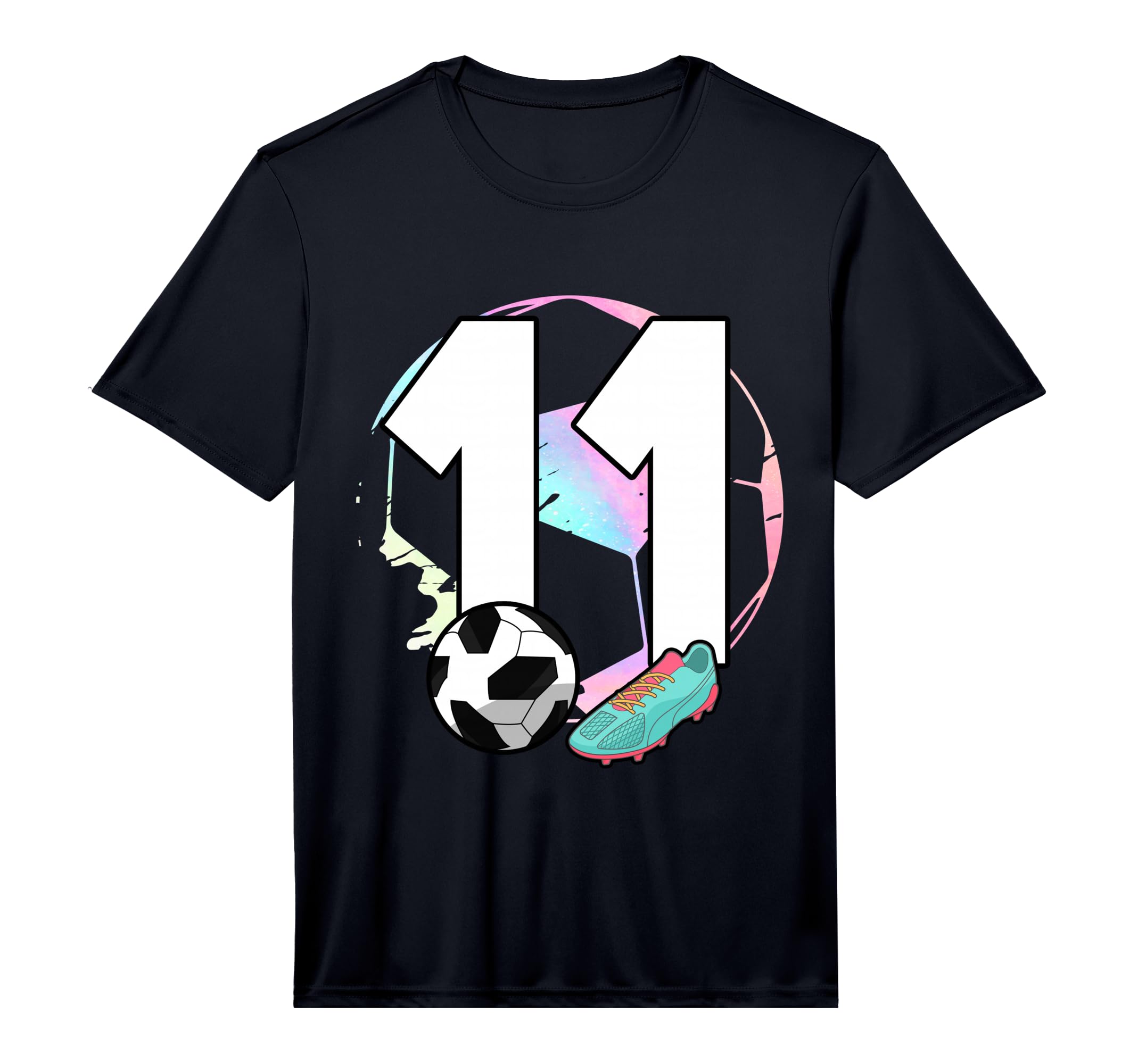 11Th Birthday Soccer Player Football T-Shirt - Custom Art Print Men Women - T-Shirt, Sweatshirt, Hoodie