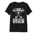 Lacrosse Goalie Tri Blend T-Shirt - Trendy Graphic for Adults - T-Shirt, Sweatshirt, Hoodie