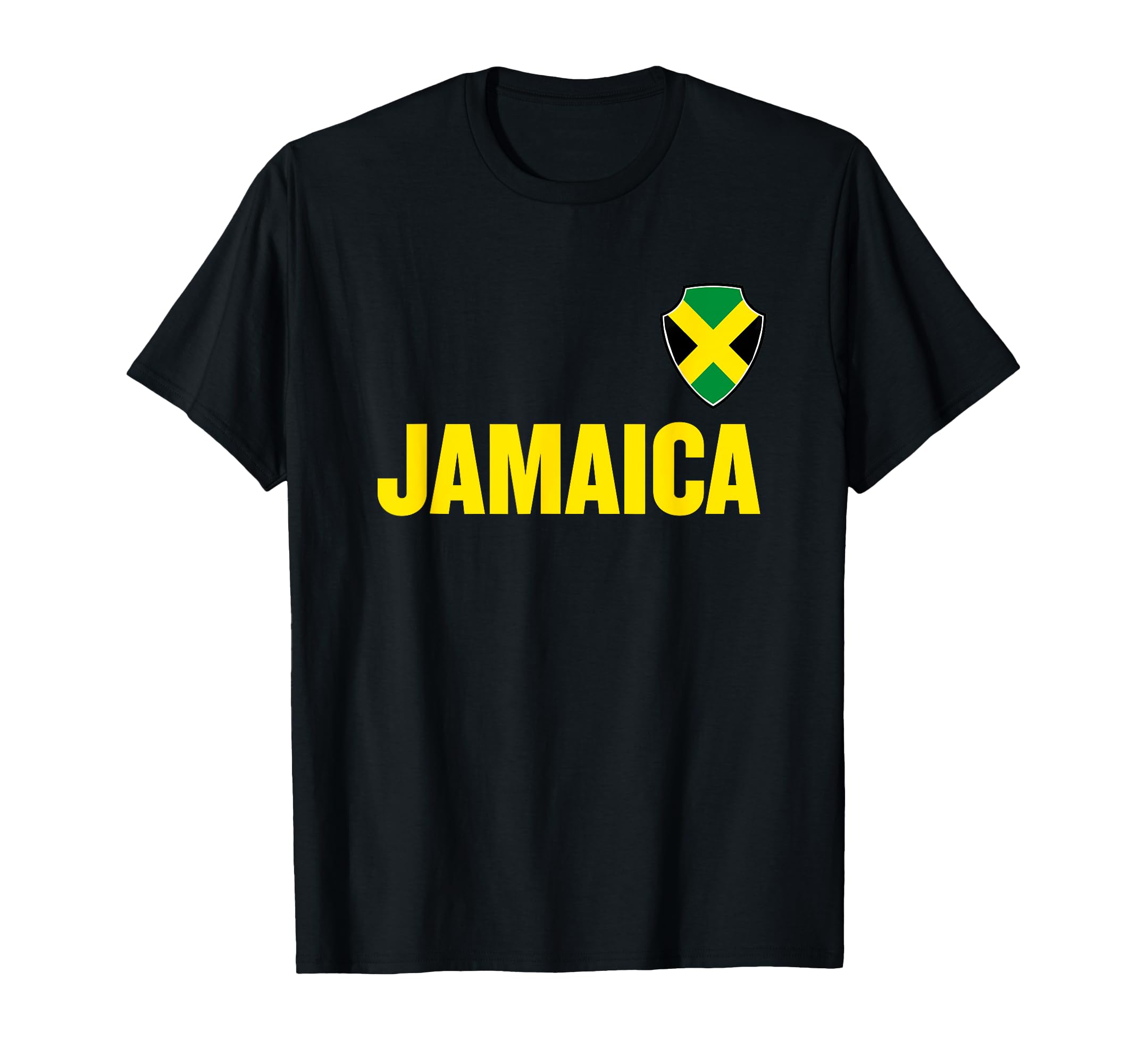 Jamaica Football Jamaica Soccer T-Shirt - Minimalist Print for Adults - T-Shirt, Sweatshirt, Hoodie