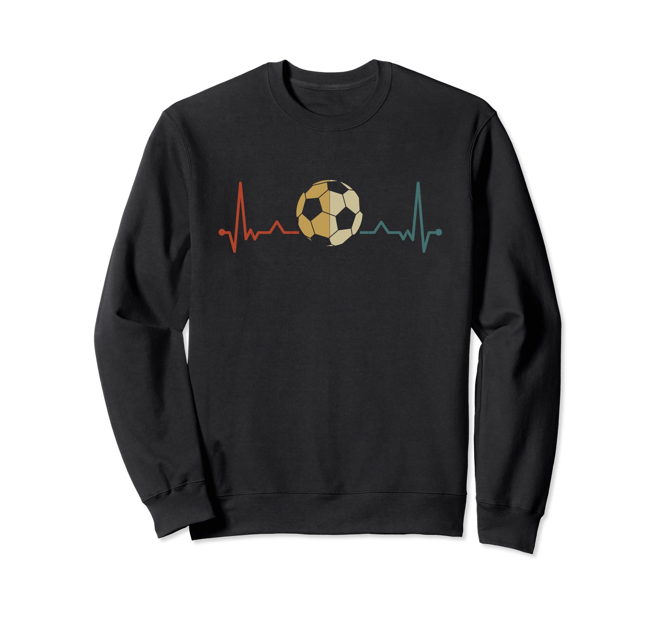 Soccer Heartbeat Soccer Player Sweatshirt - Graphic Print Men Women - T-Shirt, Sweatshirt, Hoodie