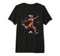 Female Soccer Player Floral Soccer Sports T-Shirt - Unique Graphic Unisex - T-Shirt, Sweatshirt, Hoodie