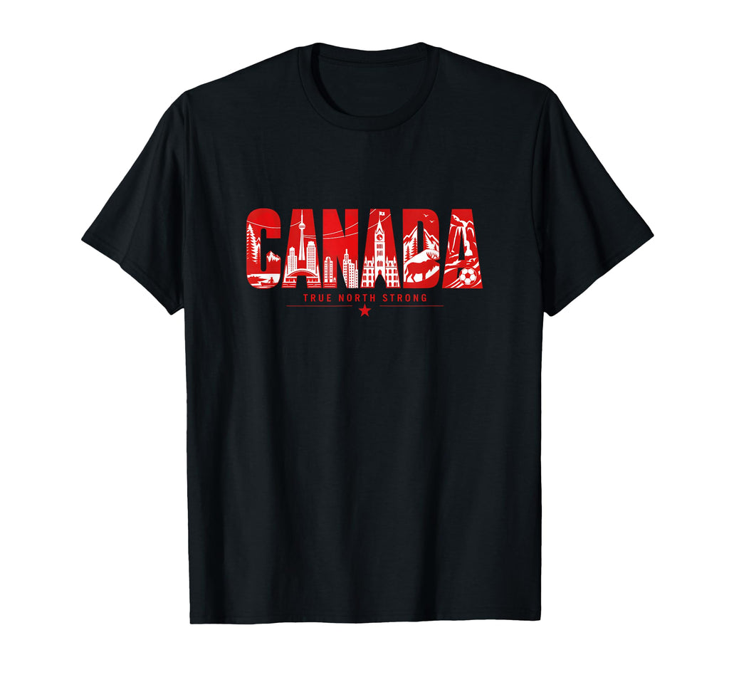 Canada Soccer Northern America T-Shirt - Fun Novelty Design for Adults - T-Shirt, Sweatshirt, Hoodie