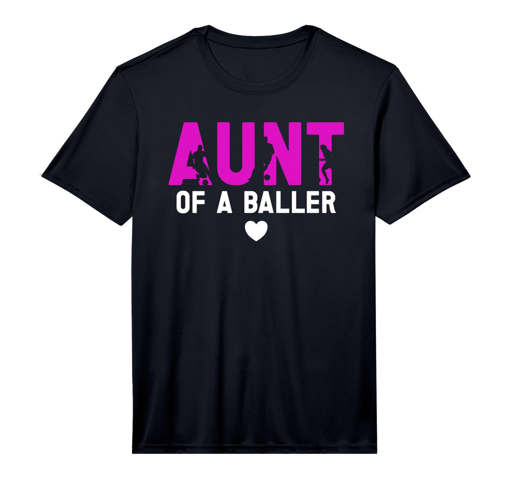 Mens Aunt Baller Soccer Aunt Soccer T-Shirt - Custom Art Print for Adults - T-Shirt, Sweatshirt, Hoodie