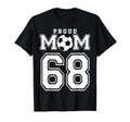 Number 68 Custom Proud Soccer Futbol T-Shirt - Custom Art Print Men Women - T-Shirt, Sweatshirt, Hoodie