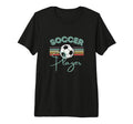 Soccer Player Fun Tri Blend T-Shirt - Fun Novelty Design Men Women - T-Shirt, Sweatshirt, Hoodie