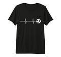 Soccer Ball Heartbeat Football T-Shirt - Streetwear Style Men Women - T-Shirt, Sweatshirt, Hoodie