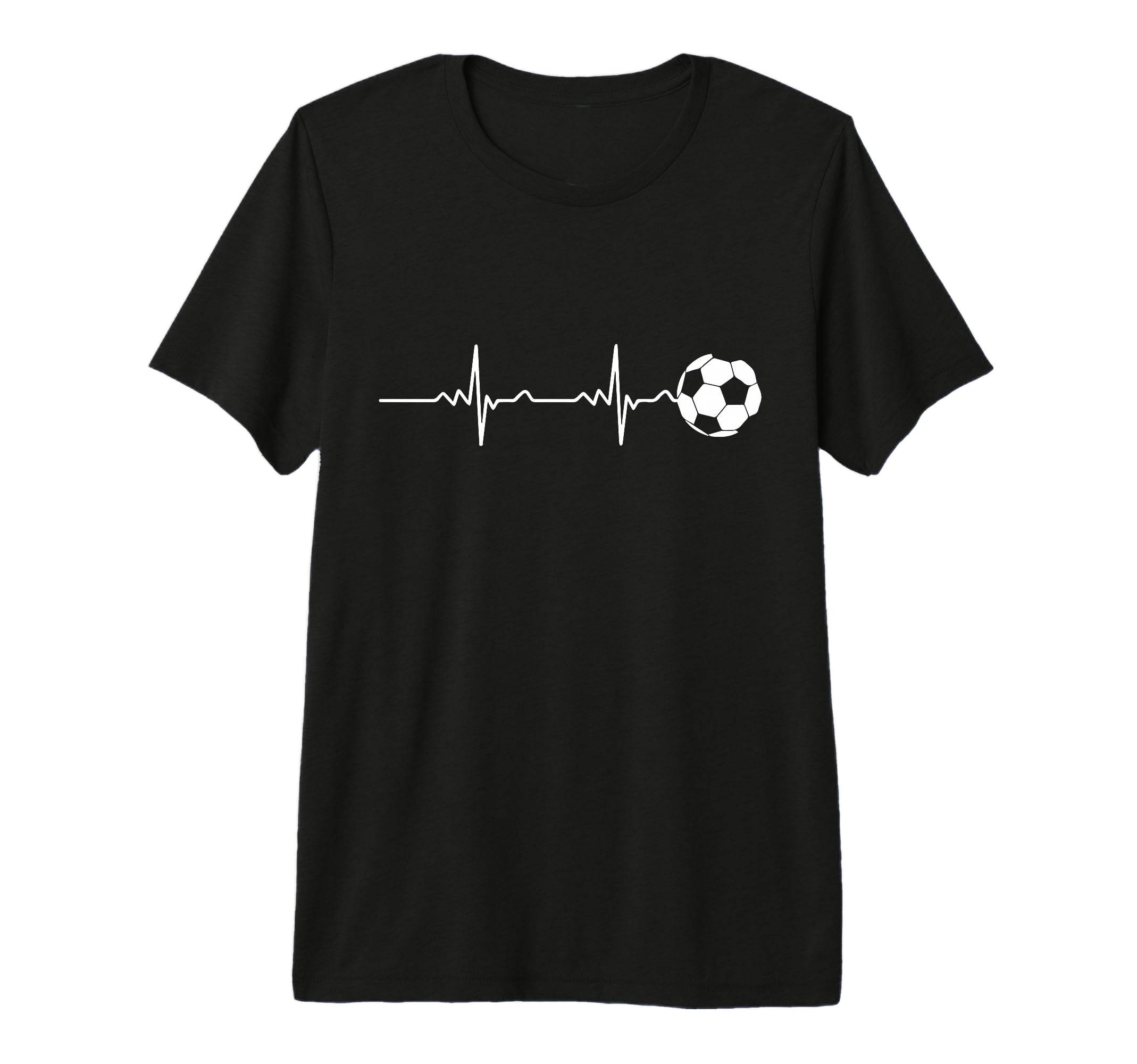 Soccer Ball Heartbeat Football T-Shirt - Streetwear Style Men Women - T-Shirt, Sweatshirt, Hoodie