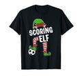 Soccer Elf Scoring Soccer Player Elf T-Shirt - Custom Art Print Unisex - T-Shirt, Sweatshirt, Hoodie